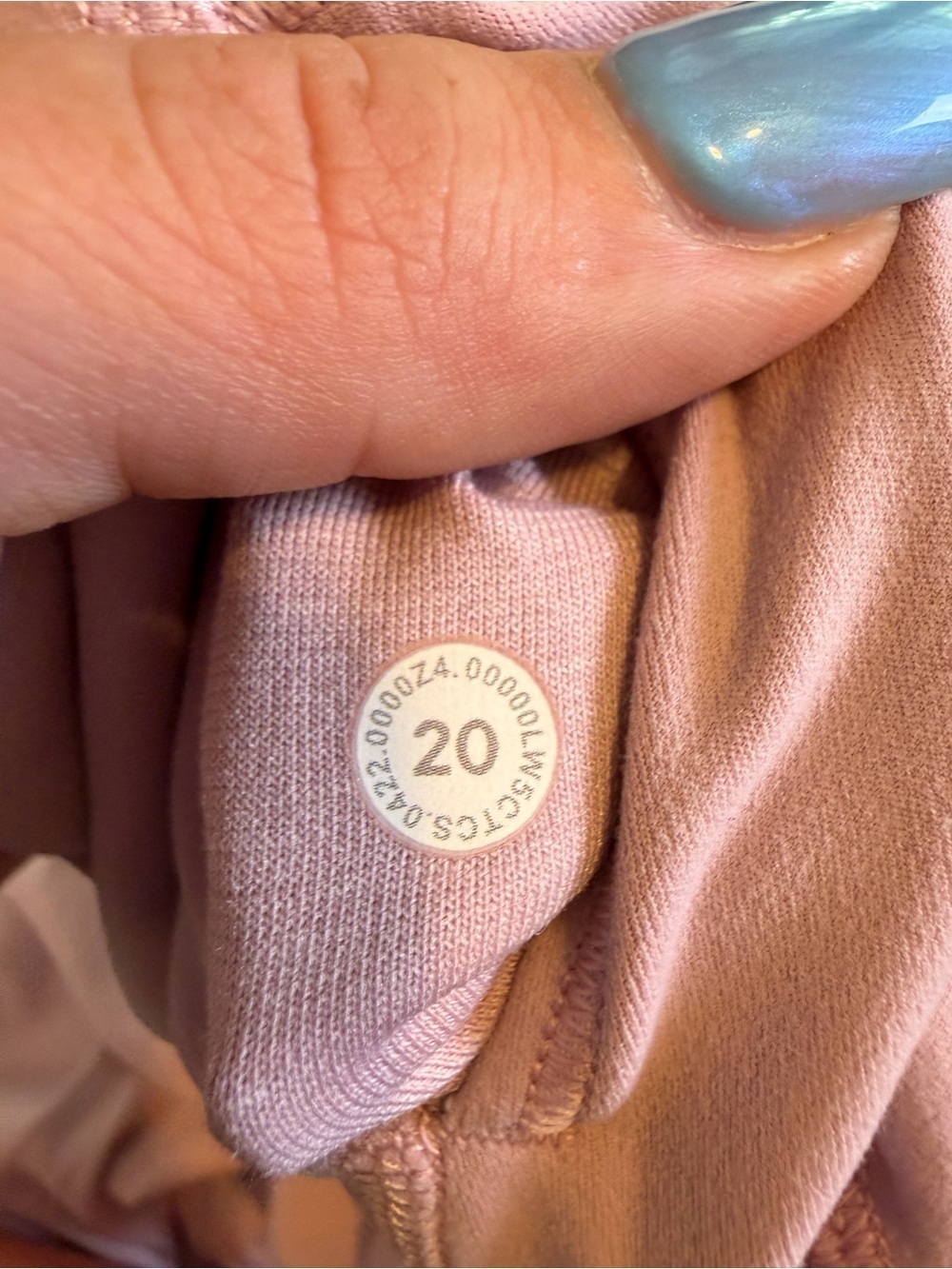 Lululemon Align High-Rise Crop 24” Leggings Lavender Pink Size 20 Gym Athleisure - Picture 5 of 11